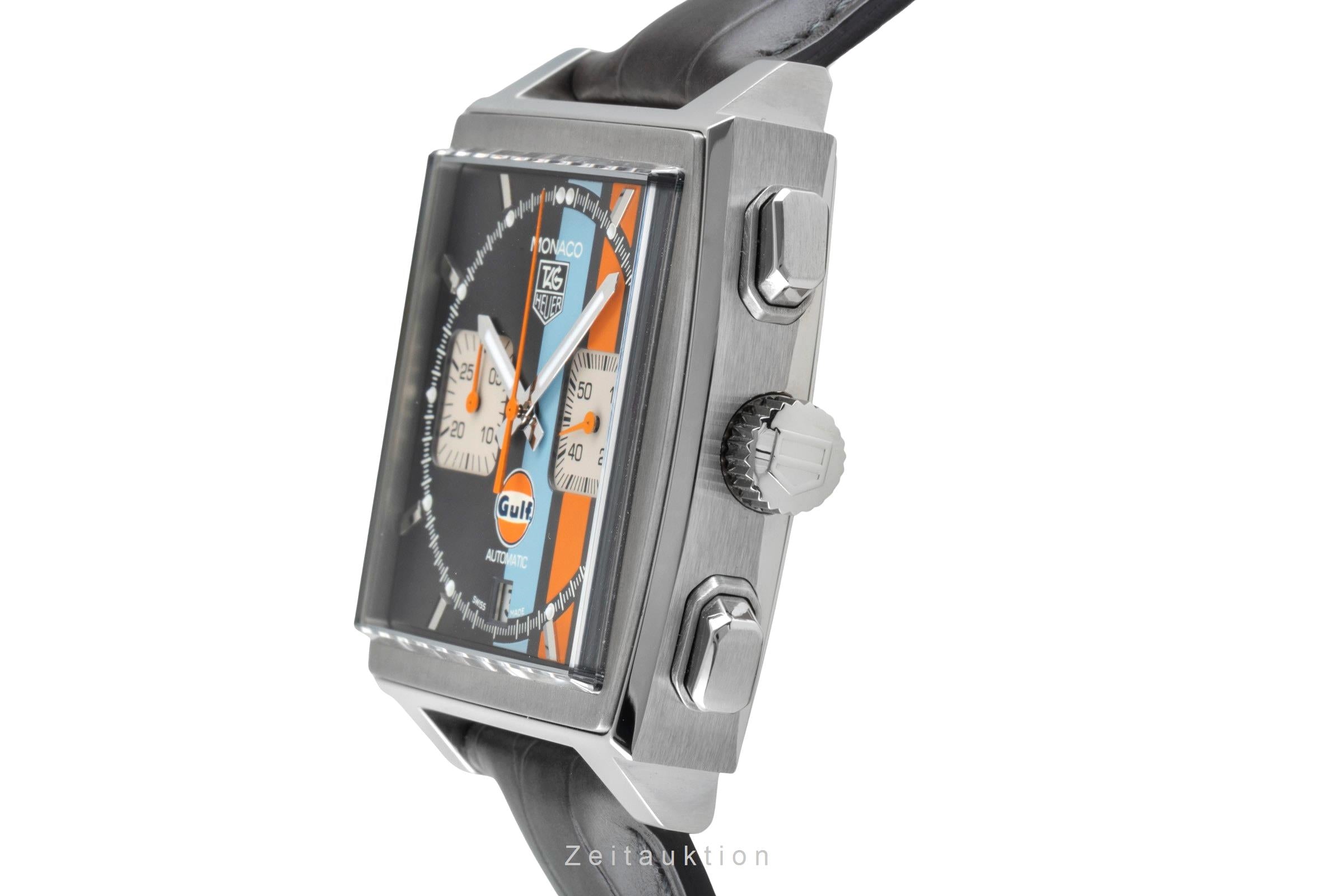 Tag Heuer Monaco cronografo acciaio automatismo orologio da uomo CAW2113.FC6250 Limited  [2507186]