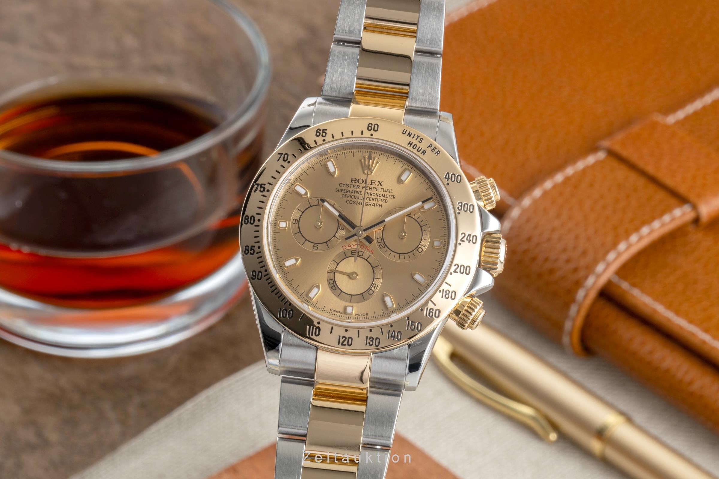 Rolex Daytona chronographe acier / or  automatique montre pour hommes 116523  [2507188]