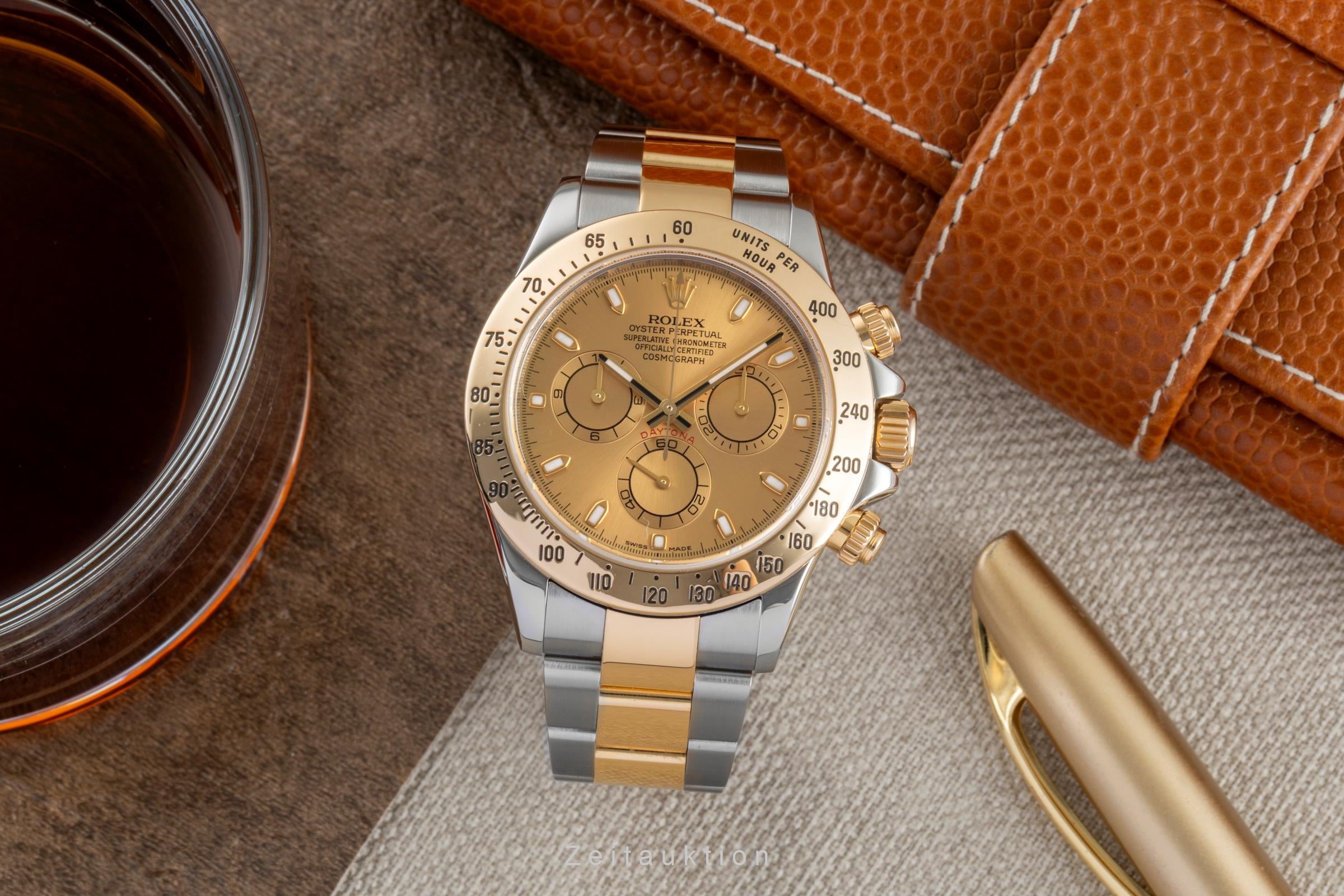 Rolex Daytona chronographe acier / or  automatique montre pour hommes 116523  [2507188]