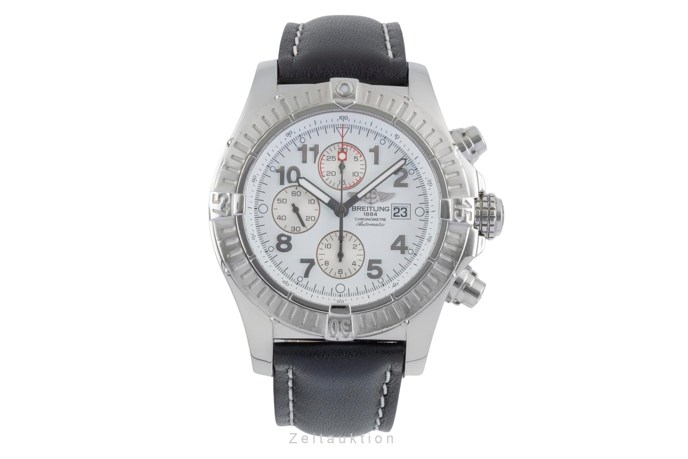 Breitling Super Avenger chronograph steel automatic men's watch A13370  [2507192]