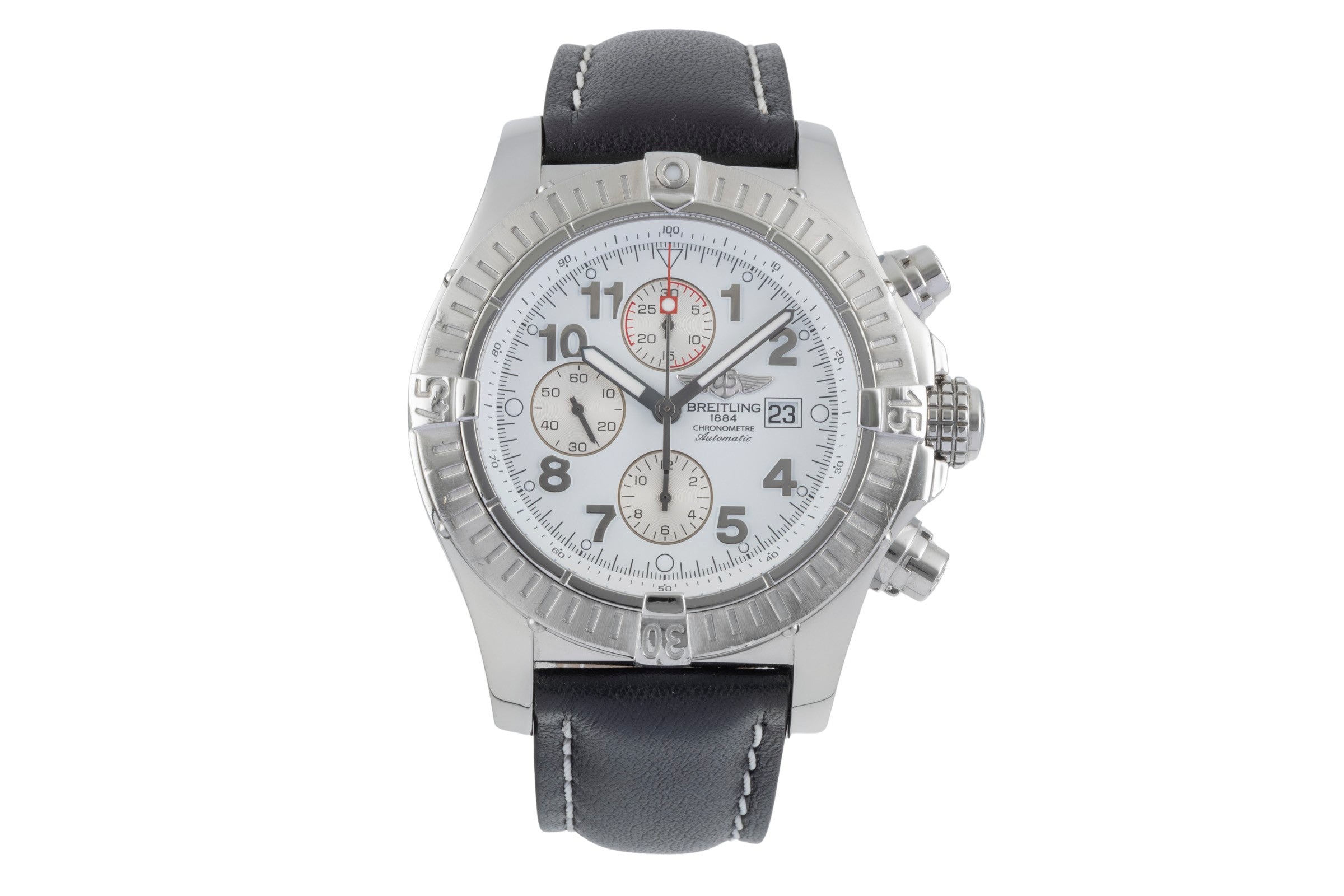 Breitling Super Avenger chronograph steel automatic men's watch A13370  [2507192]
