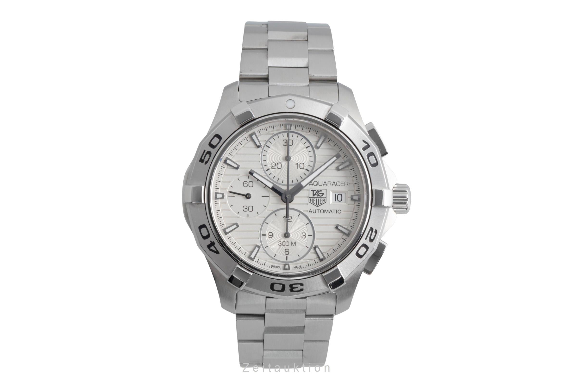 Tag Heuer Aquaracer Chronograph Automatik Stahl Ref. CAP2111.BA0833 B&P 2016 [2507194]