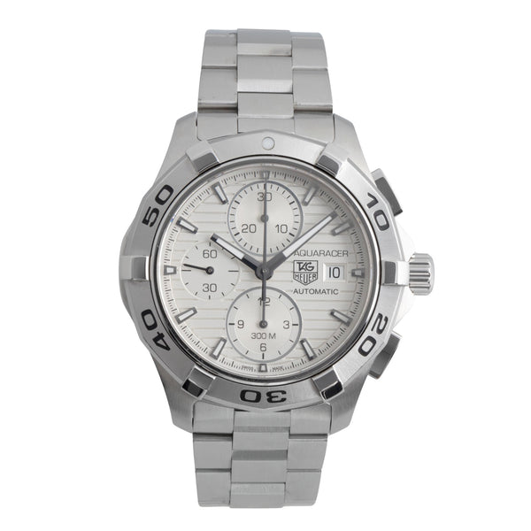 Tag Heuer Aquaracer Chronograph Automatik Stahl Ref. CAP2111.BA0833 B&P 2016 [2507194]