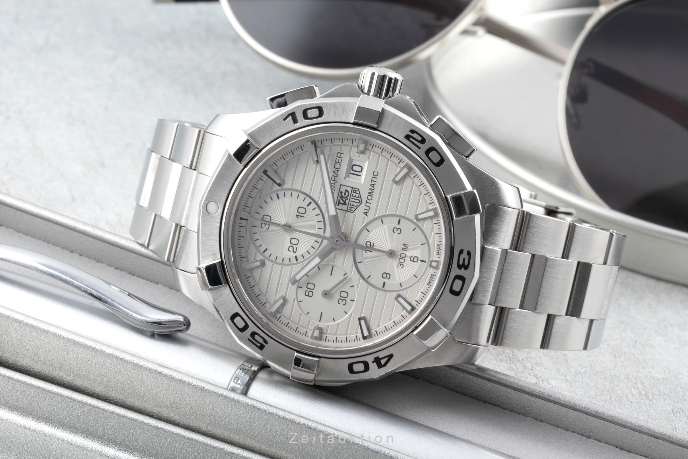 Tag Heuer Aquaracer Chronograph Automatik Stahl Ref. CAP2111.BA0833 B&P 2016 [2507194]