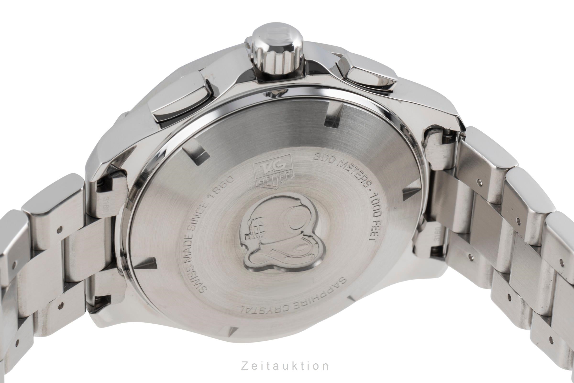 Tag Heuer Aquaracer Chronograph Automatik Stahl Ref. CAP2111.BA0833 B&P 2016 [2507194]