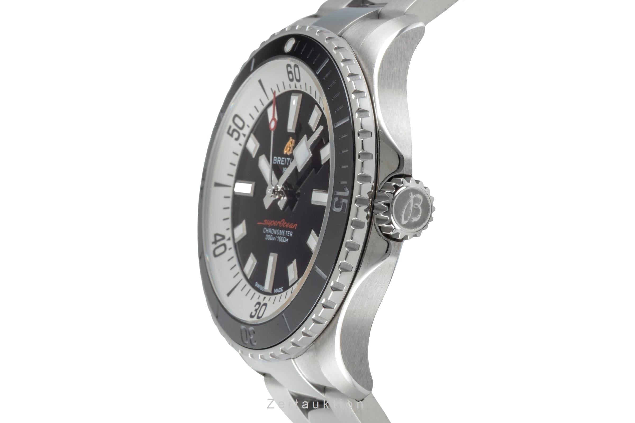Breitling Superocean acciaio automatismo orologio da uomo A17375211B1A1 LP: 5650EUR  [2507195]