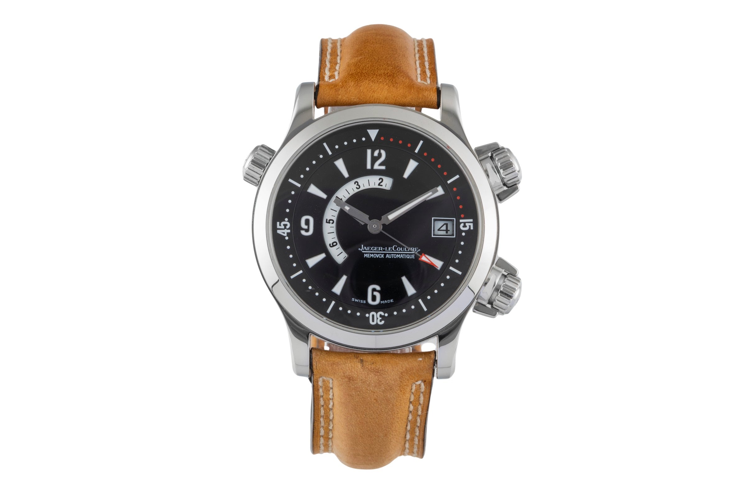 Jaeger LeCoultre Memovox steel automatic men's watch Q1708470  , 146.8.97/1  [2507196]