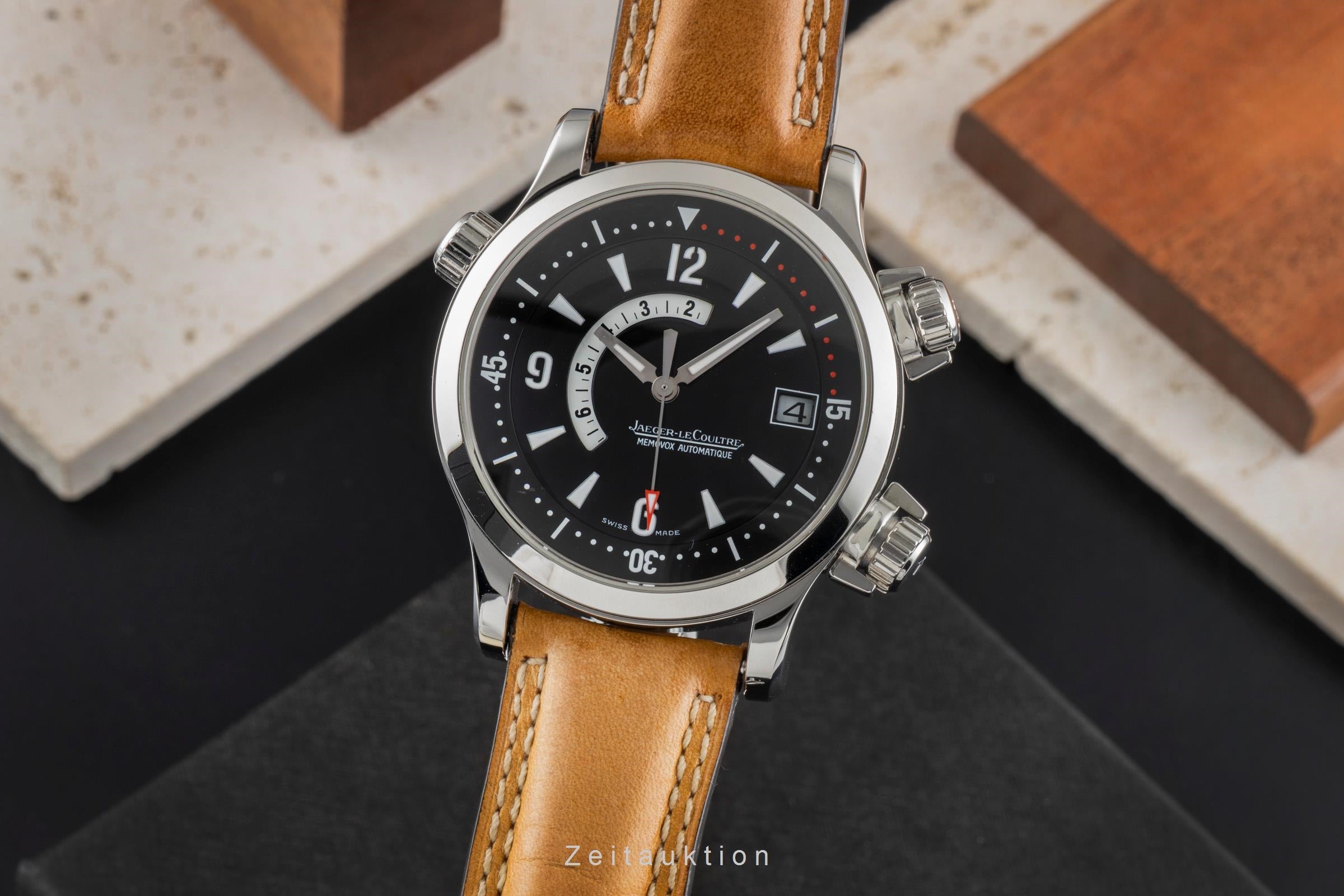 Jaeger LeCoultre Memovox steel automatic men's watch Q1708470  , 146.8.97/1  [2507196]