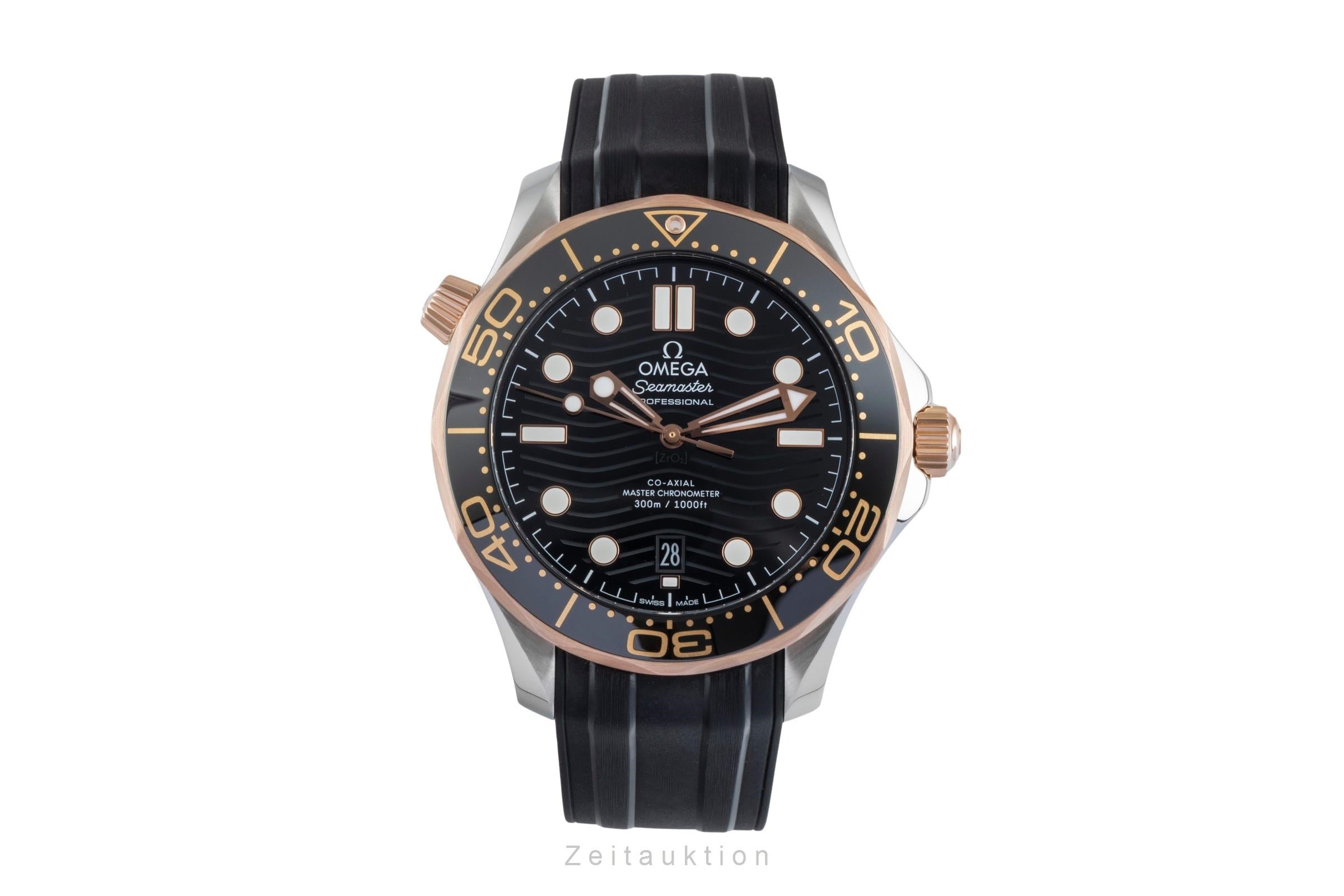 Omega Seamaster steel / gold automatic men's watch 210.22.42.20.01.002 LP: 9100EUR  [2507199]