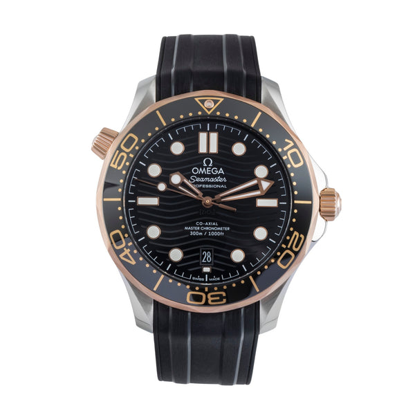 Omega Seamaster steel / gold automatic men's watch 210.22.42.20.01.002 LP: 9100EUR  [2507199]