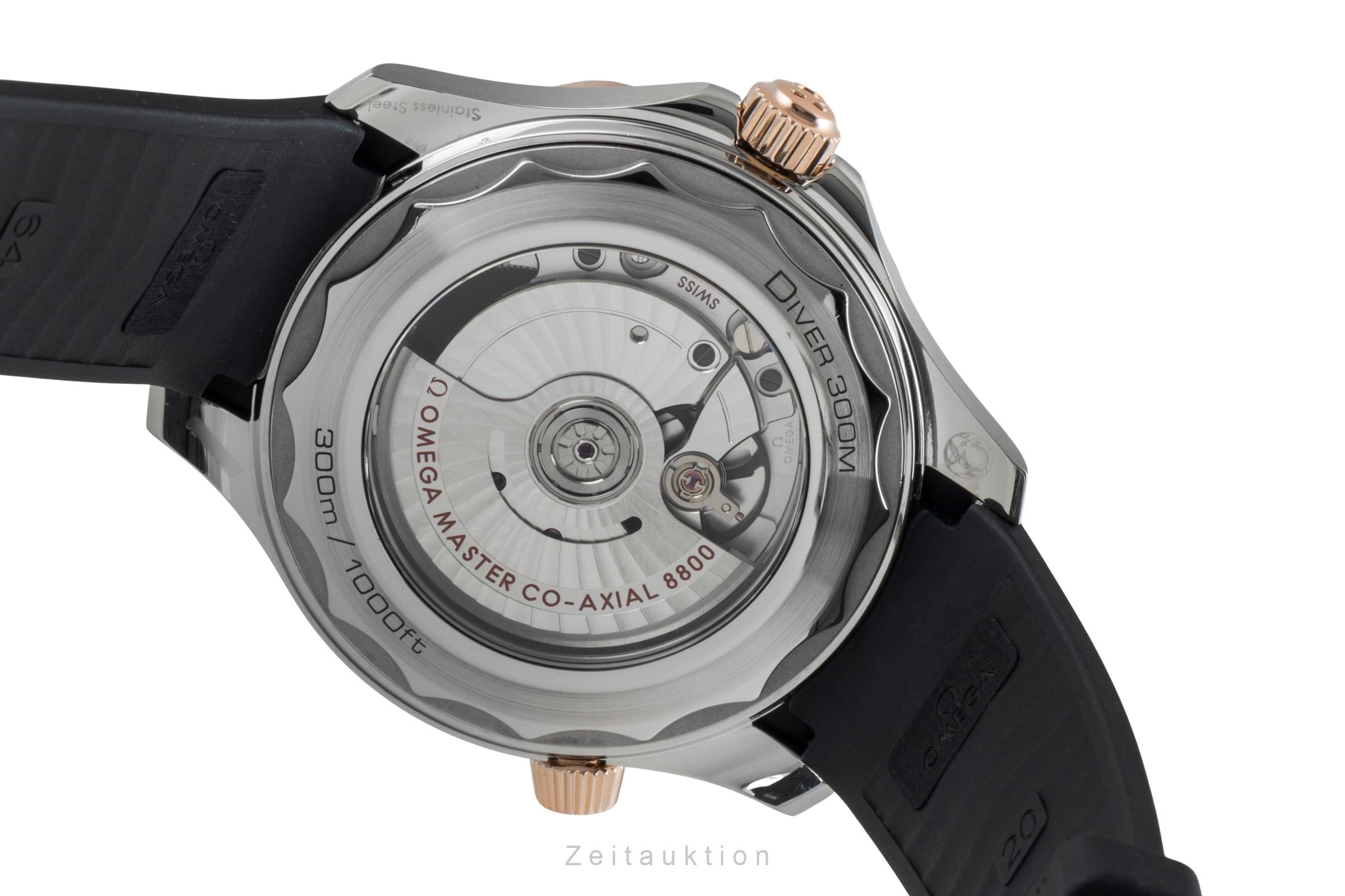 Omega Seamaster steel / gold automatic men's watch 210.22.42.20.01.002 LP: 9100EUR  [2507199]