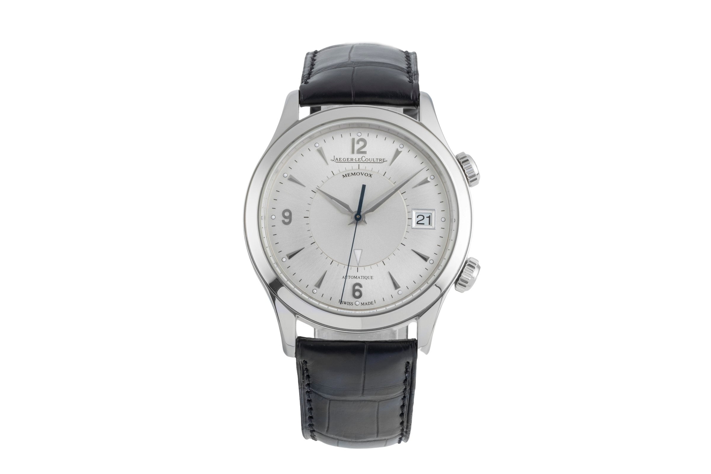 Jaeger LeCoultre Memovox Stahl Automatik Herrenuhr Ref. Q1418430 174.8.96  [2507209]