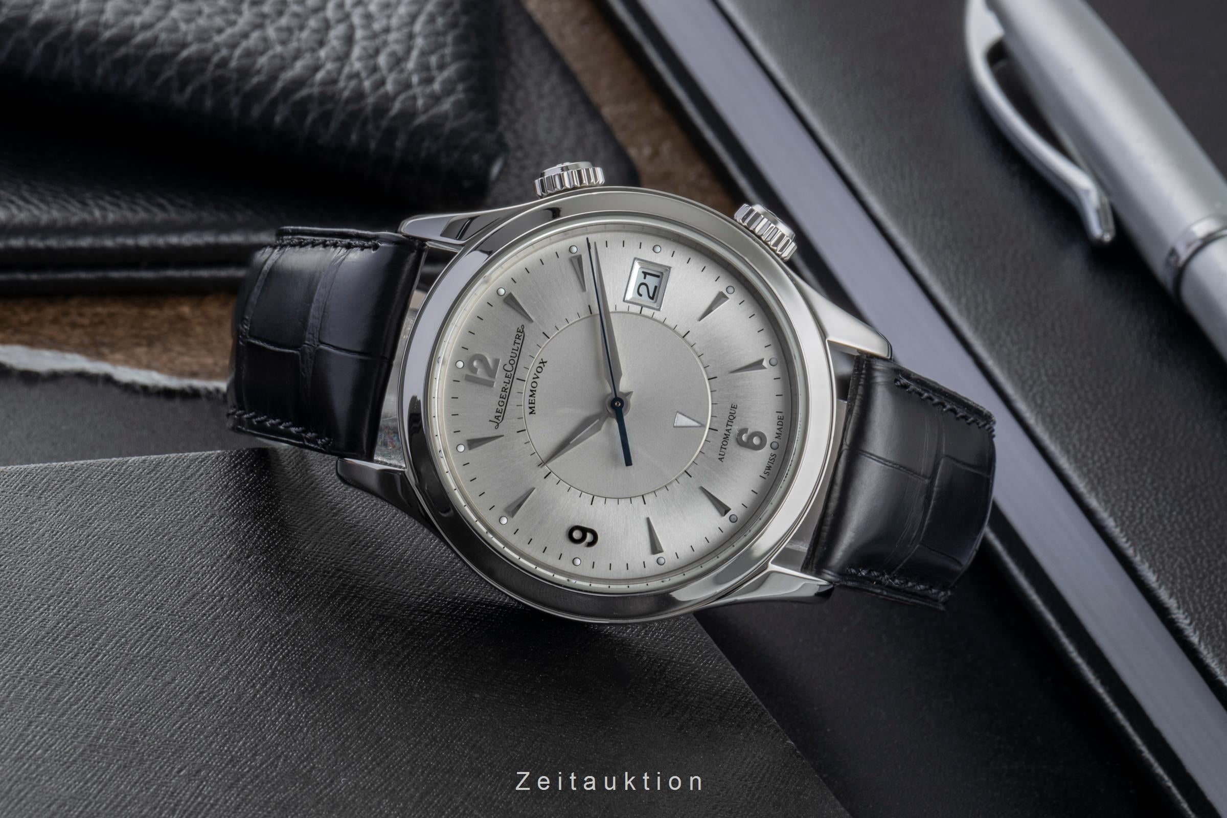 Jaeger LeCoultre Memovox Stahl Automatik Herrenuhr Ref. Q1418430 174.8.96  [2507209]