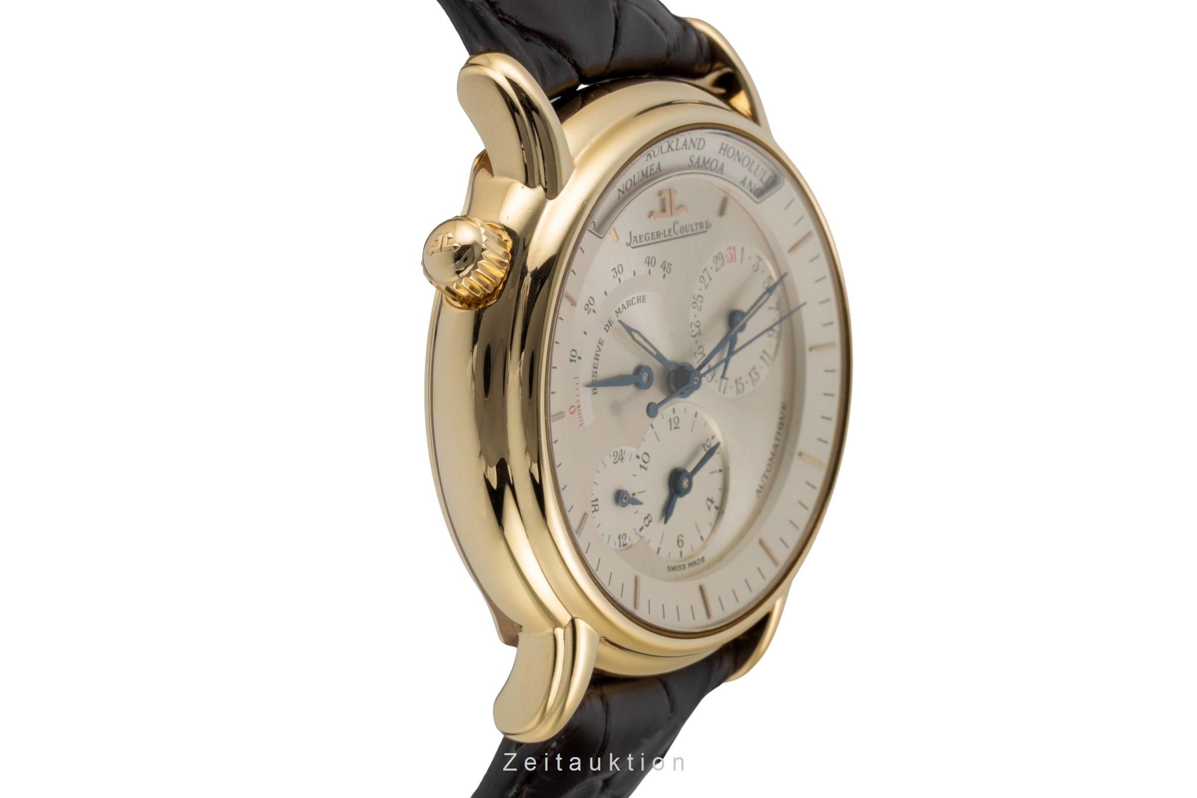 Jaeger LeCoultre Master Geographic oro de 18 quilates automático reloj para caballeros QA169102  ,169.1.92  [2507210]
