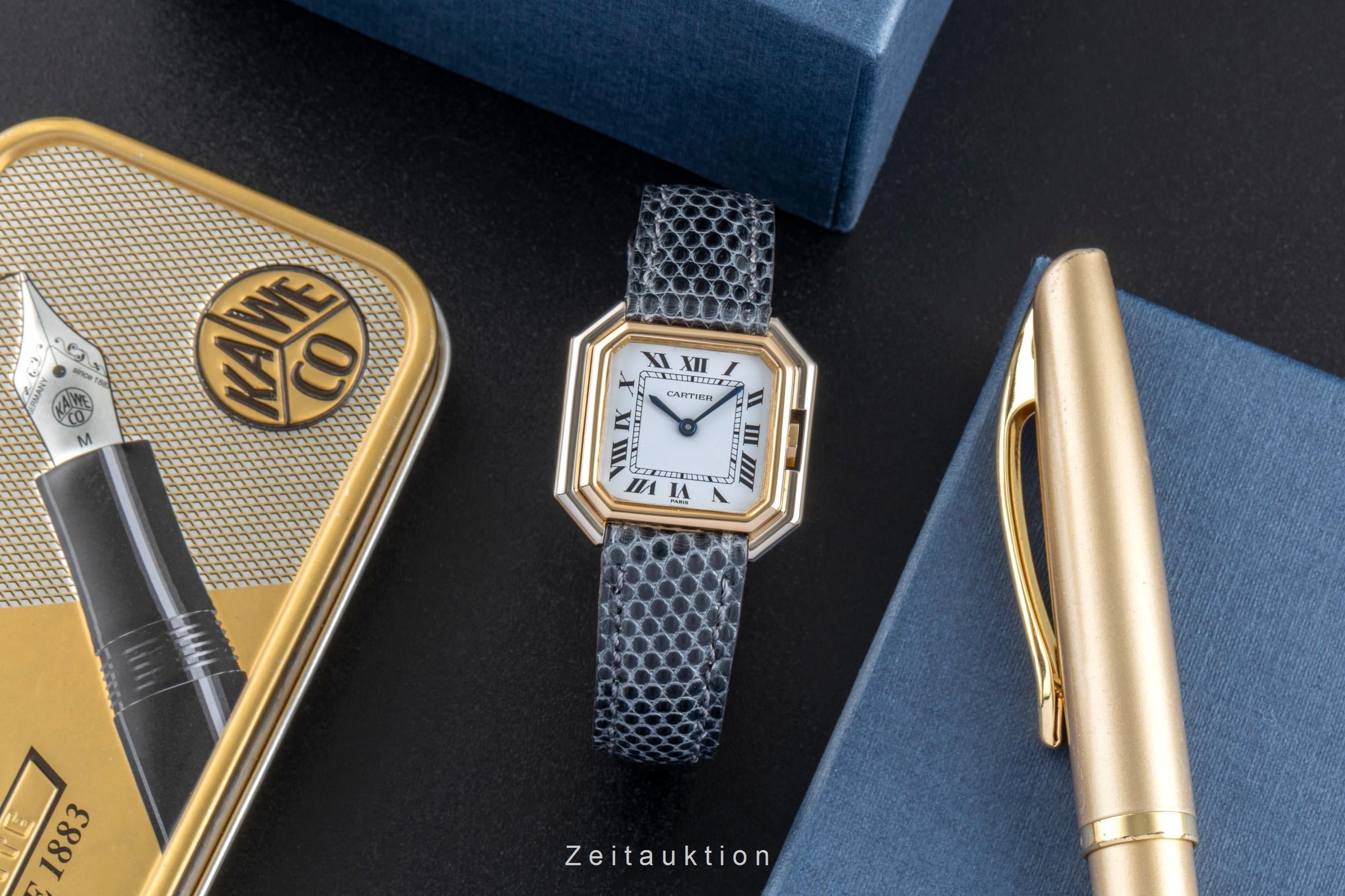 Cartier Ceinture Stahl / Gold Handaufzug Damenuhr Ref. 7821  [2507211]