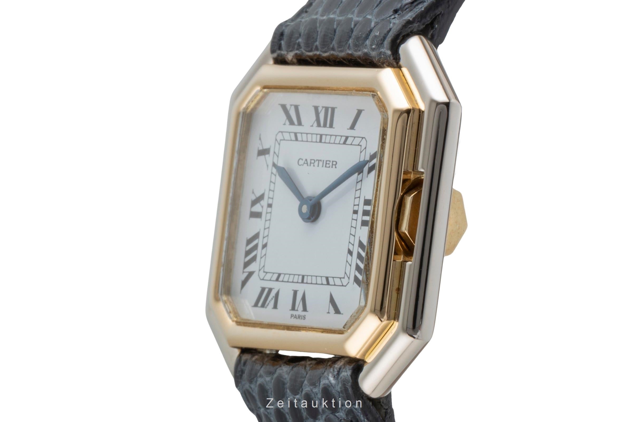 Cartier Ceinture Stahl / Gold Handaufzug Damenuhr Ref. 7821  [2507211]