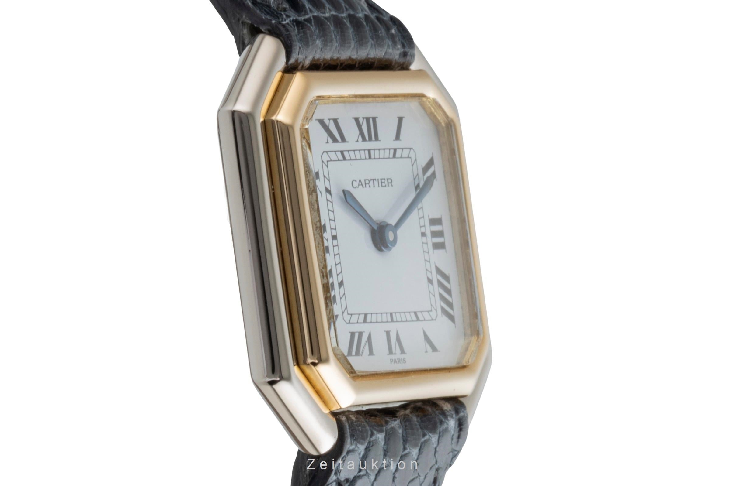 Cartier Ceinture Stahl / Gold Handaufzug Damenuhr Ref. 7821  [2507211]