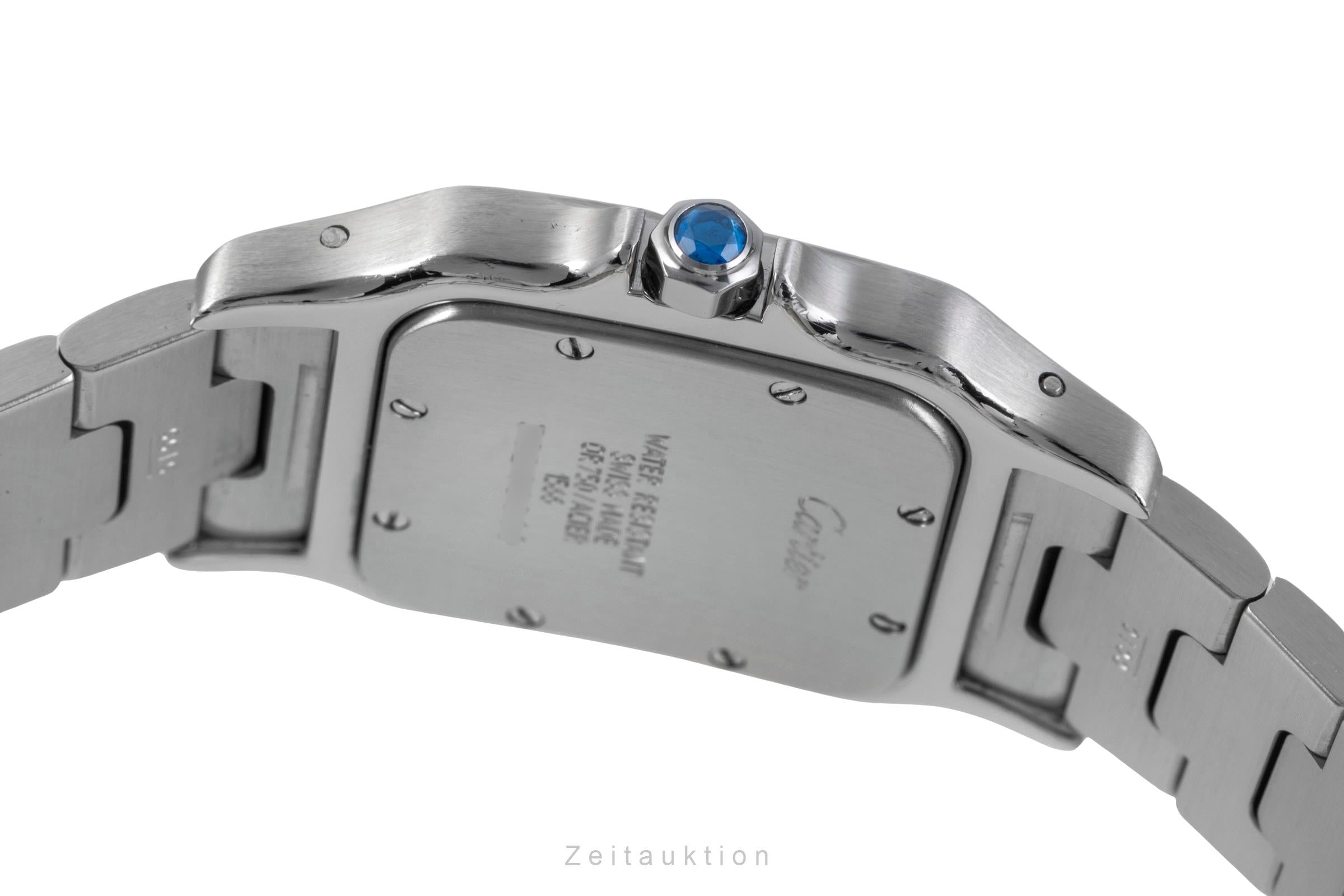 Cartier Santos acier / or  quartz unisexe 1566  [2507215]
