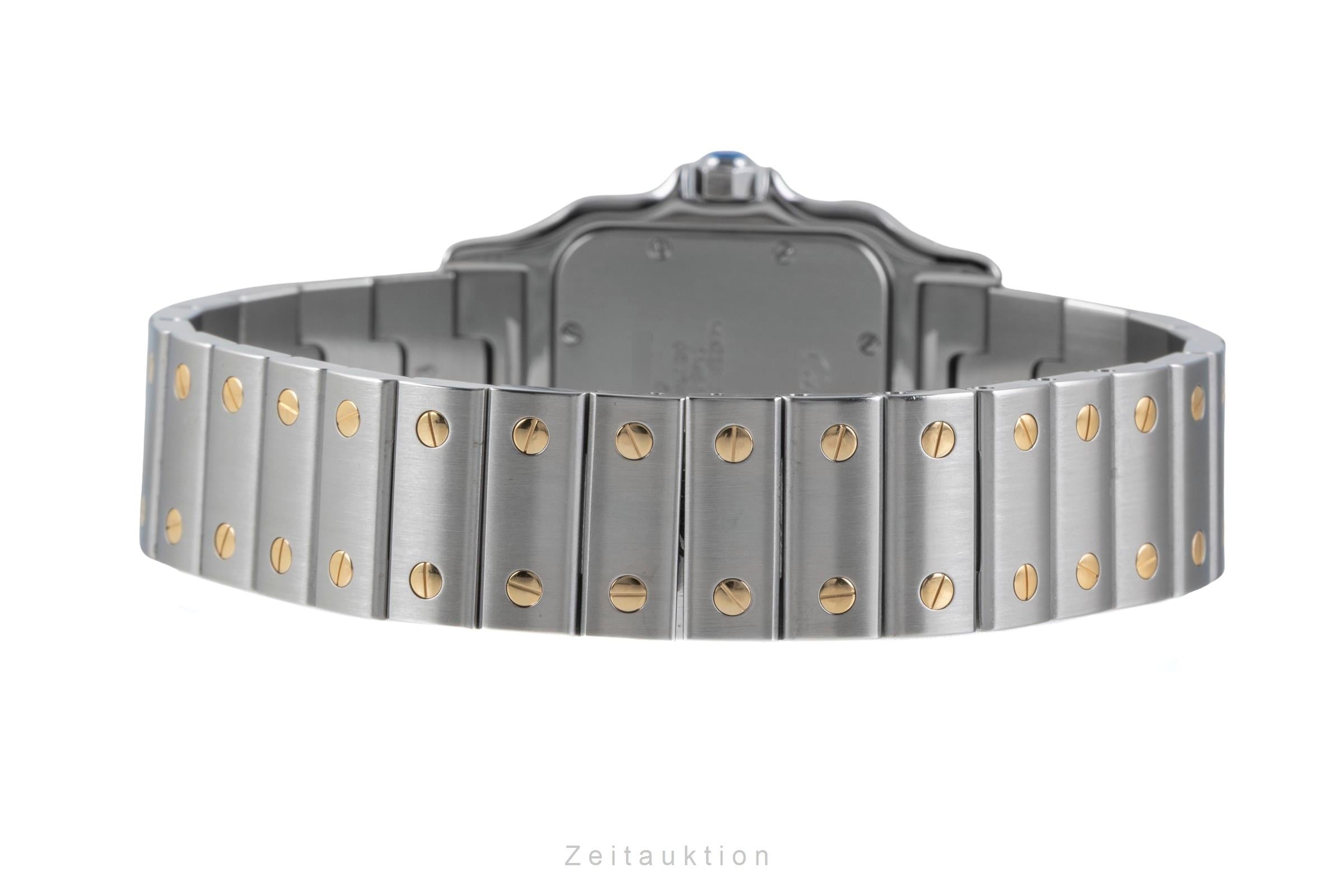 Cartier Santos acier / or  quartz unisexe 1566  [2507215]