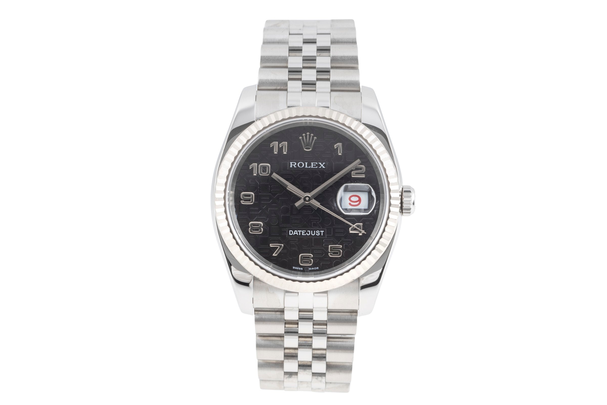 Rolex Datejust steel / white gold automatic men's watch 116234  [2507216]