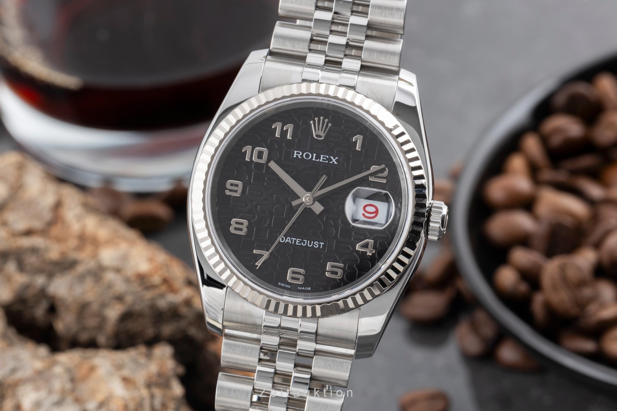 Rolex Datejust steel / white gold automatic Kal. 3135 Ref. 116234