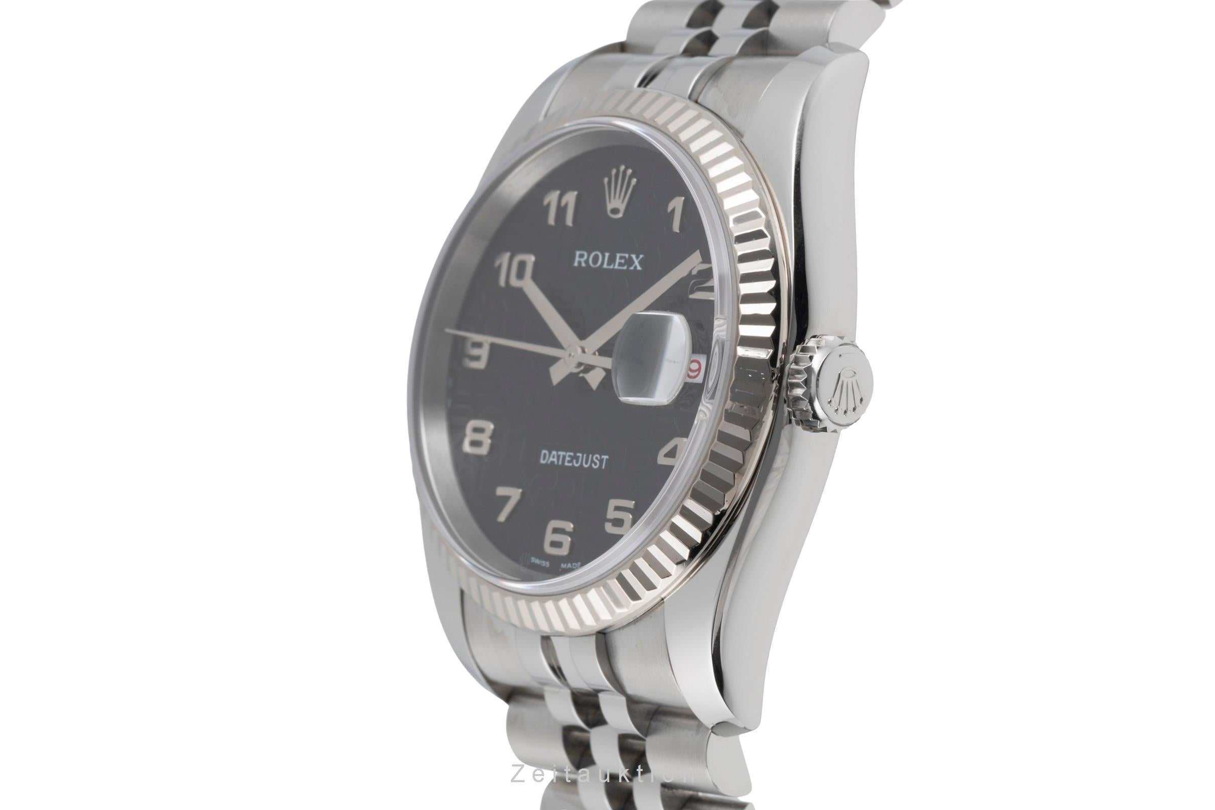 Rolex Datejust steel / white gold automatic men's watch 116234  [2507216]