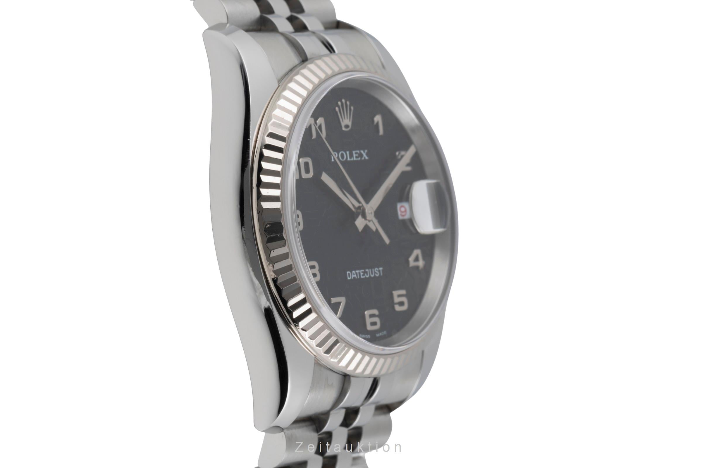 Rolex Datejust steel / white gold automatic men's watch 116234  [2507216]