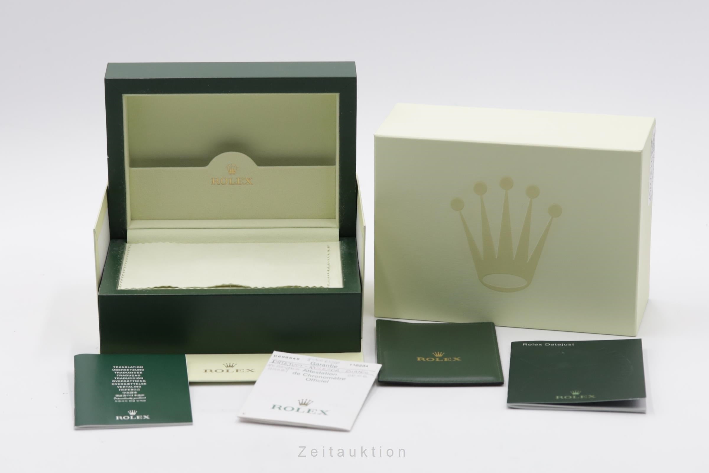 Rolex Datejust steel / white gold automatic men's watch 116234  [2507216]