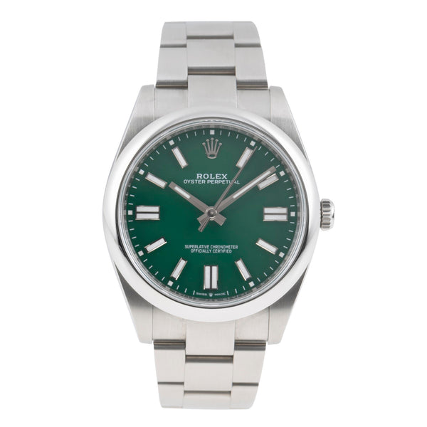 Rolex Oyster Perpetual acier automatique montre pour hommes 124300  [2507221]