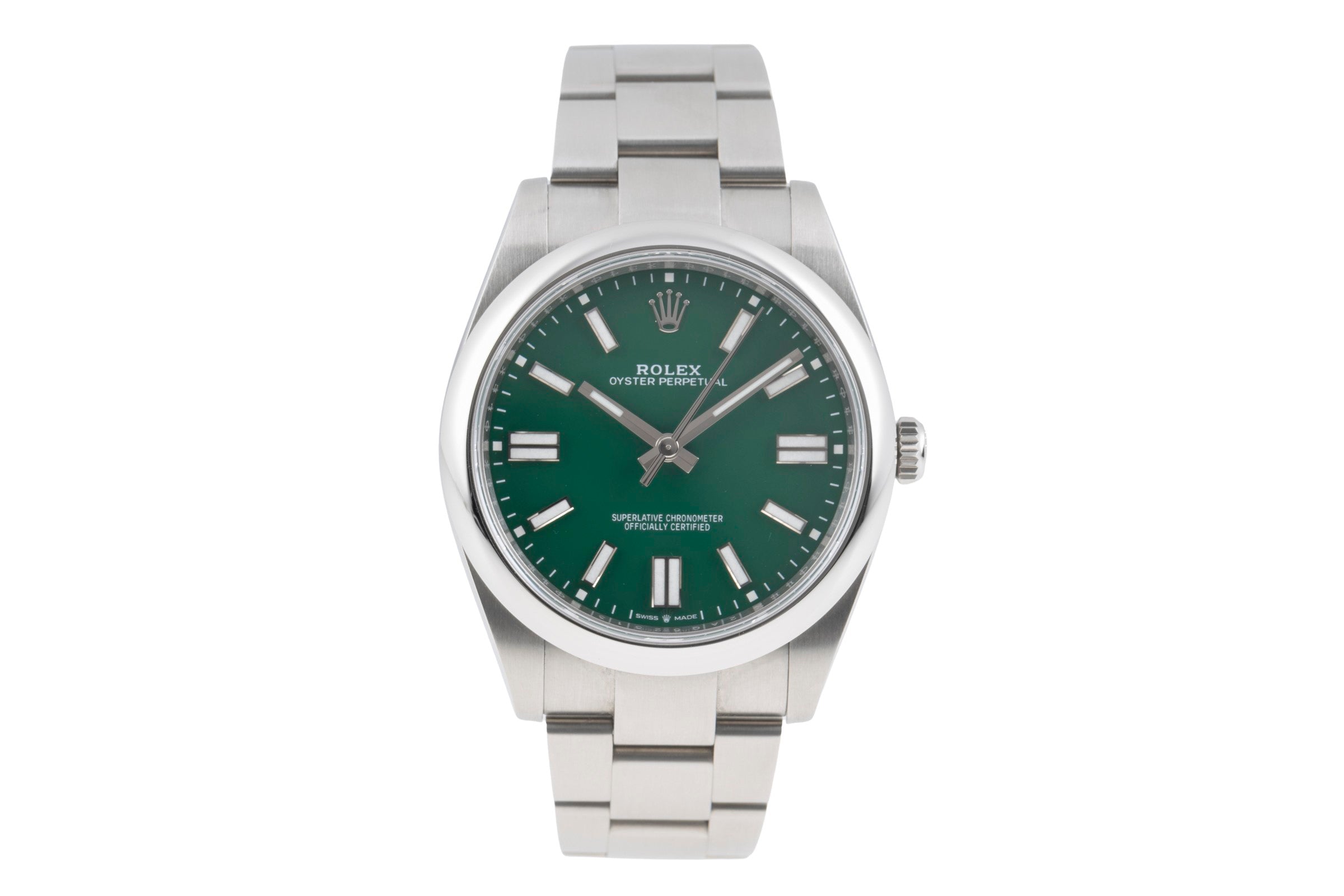 Rolex Oyster Perpetual acier automatique montre pour hommes 124300  [2507221]