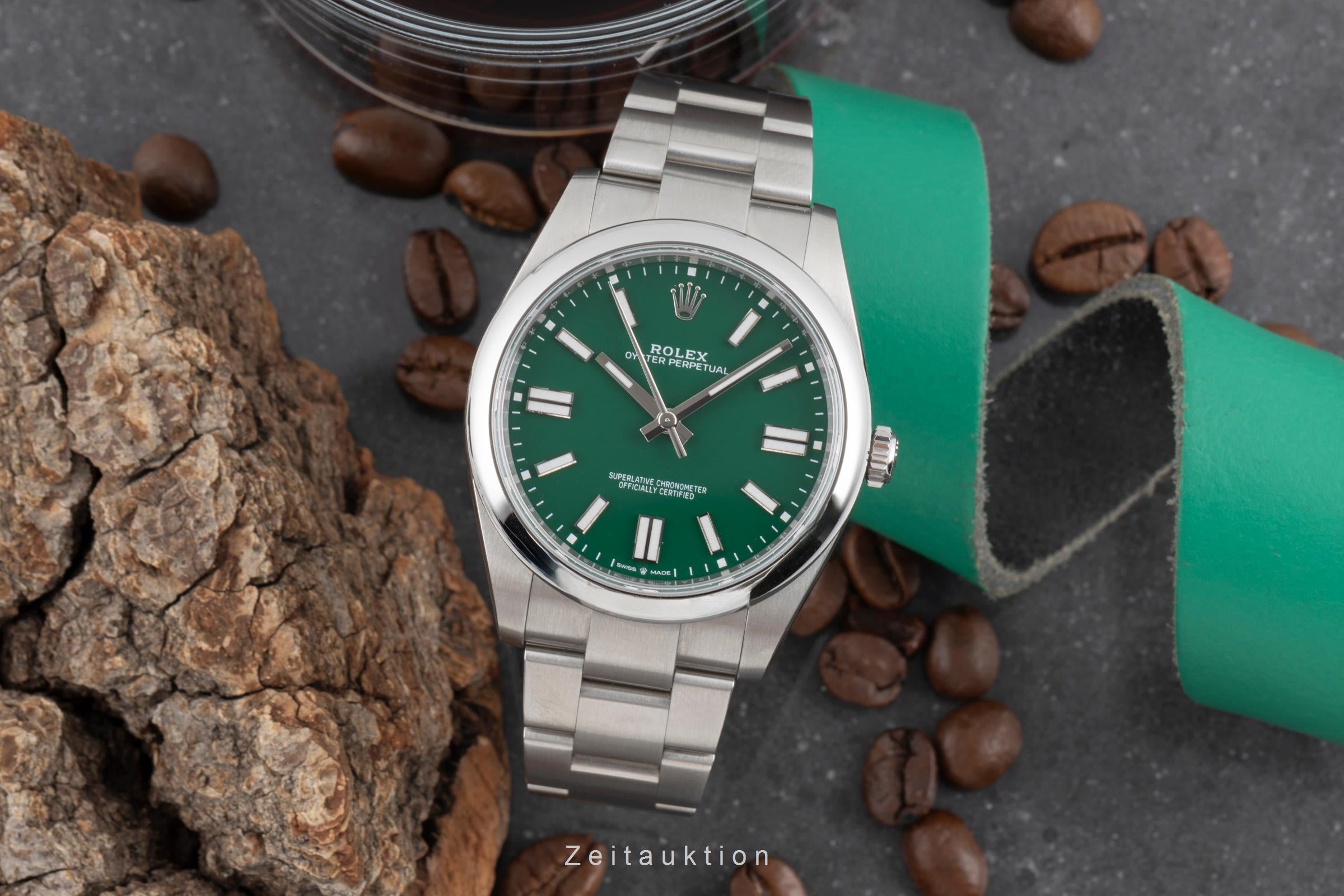 Rolex Oyster Perpetual acier automatique montre pour hommes 124300  [2507221]