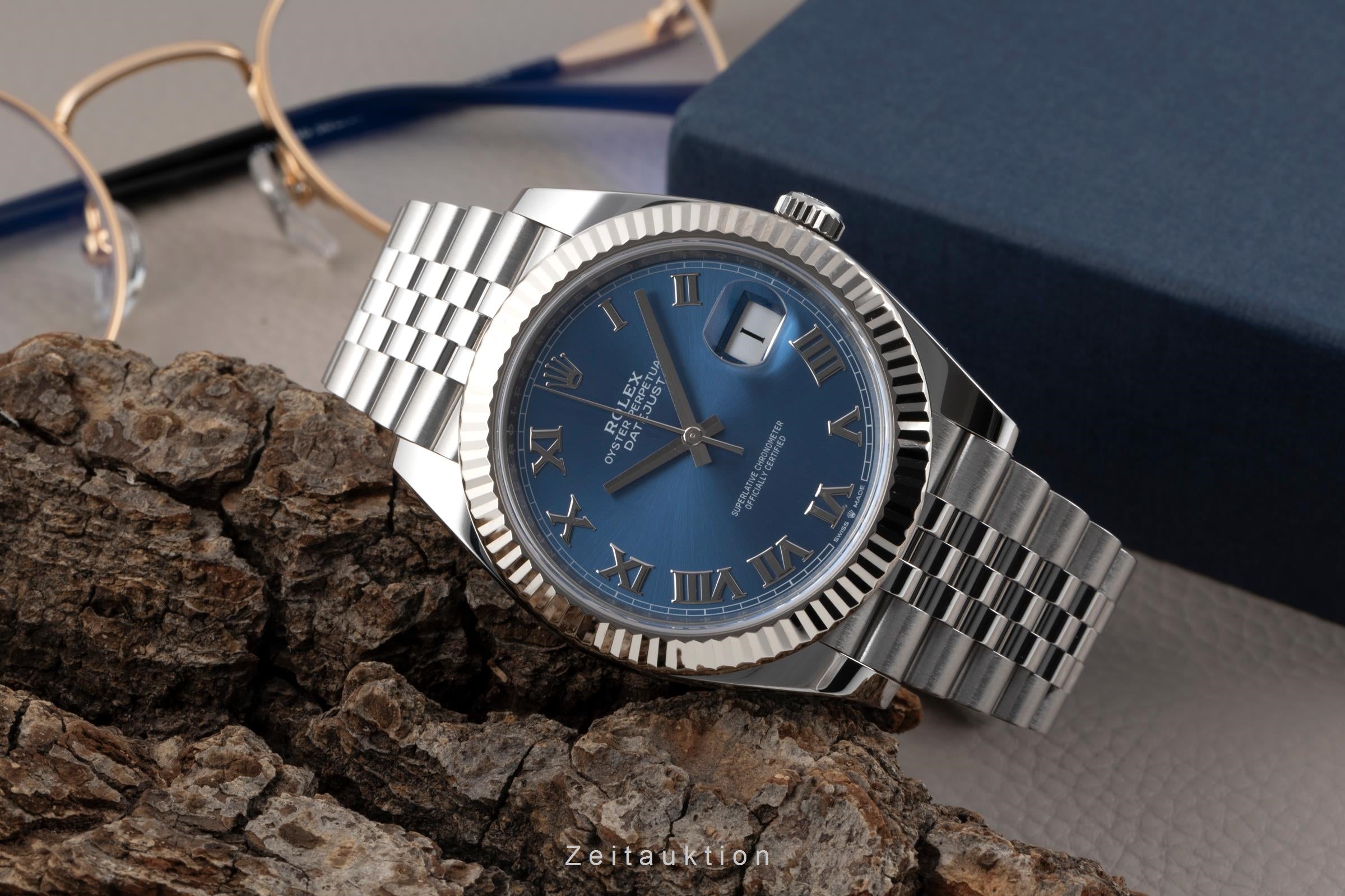 Rolex Datejust acier / or blanc automatique montre pour hommes 126334  [2507222]