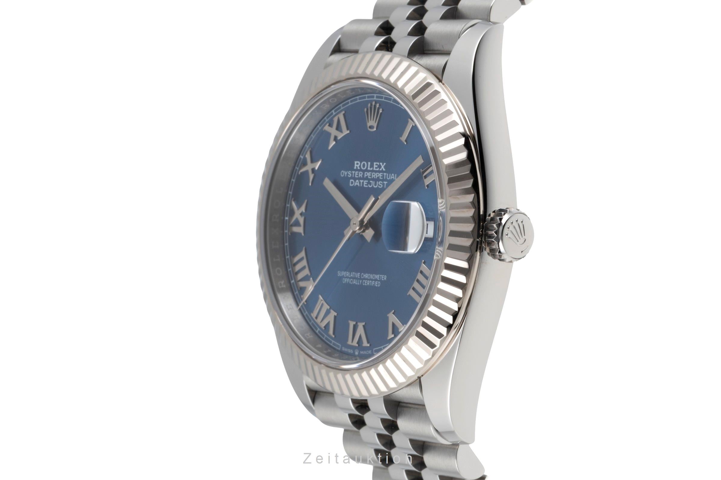 Rolex Datejust acier / or blanc automatique montre pour hommes 126334  [2507222]