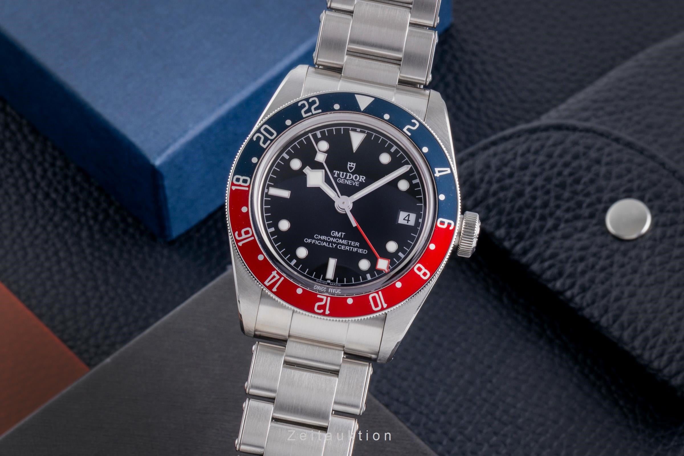 Tudor Black Bay GMT Edelstahl Automatik Herrenuhr Ref. 79830RB-0001 B&P 2020 [2507223]