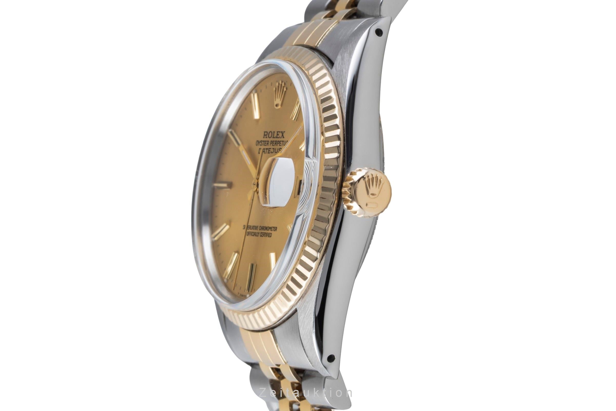 Rolex Datejust steel / gold automatic men's watch 16013  [2507224]