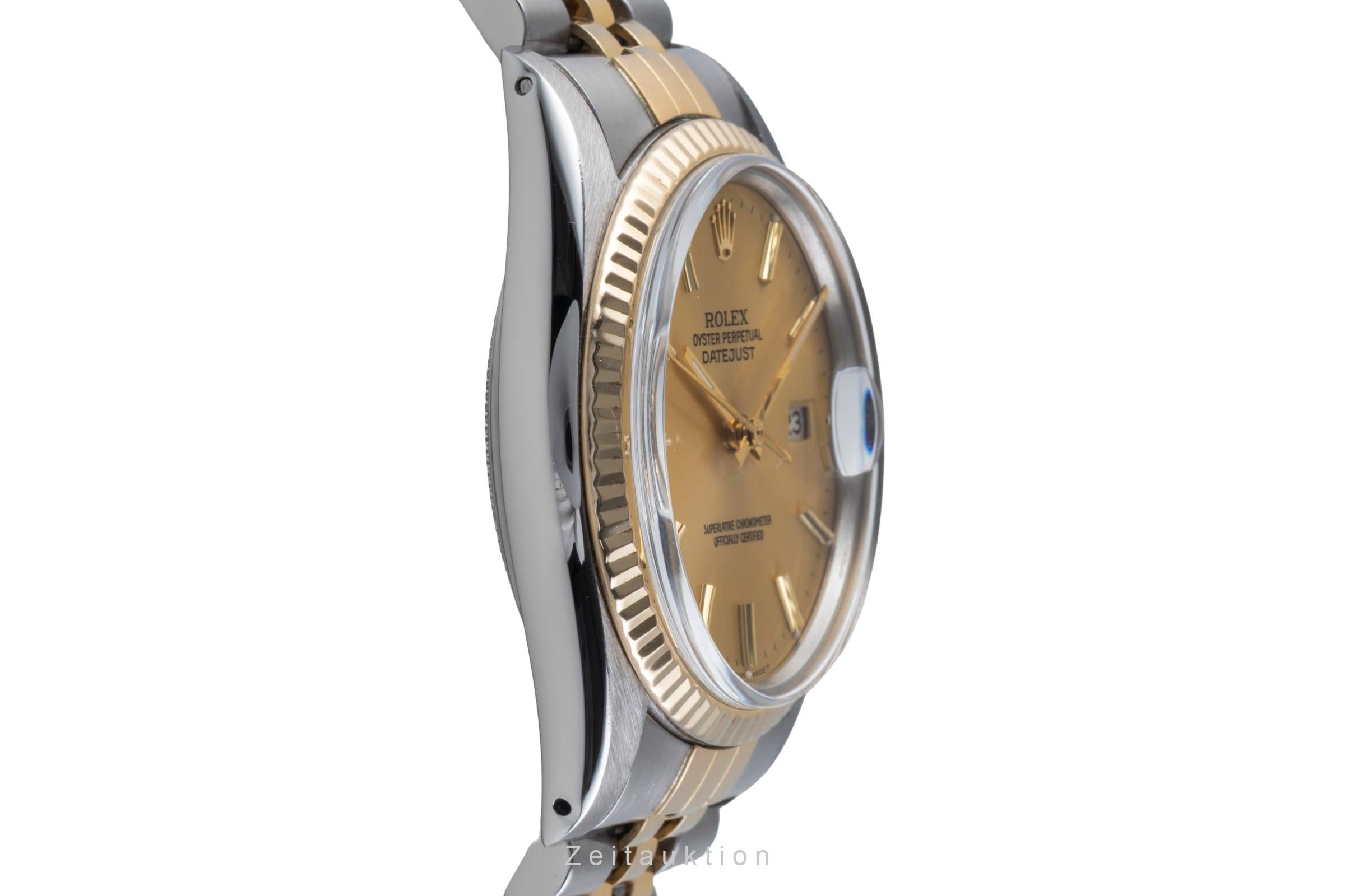 Rolex Datejust steel / gold automatic men's watch 16013  [2507224]