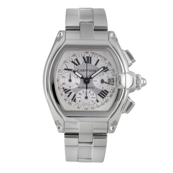 Cartier Roadster chronographe acier automatique montre pour hommes W62006X6 2618  [2507230]