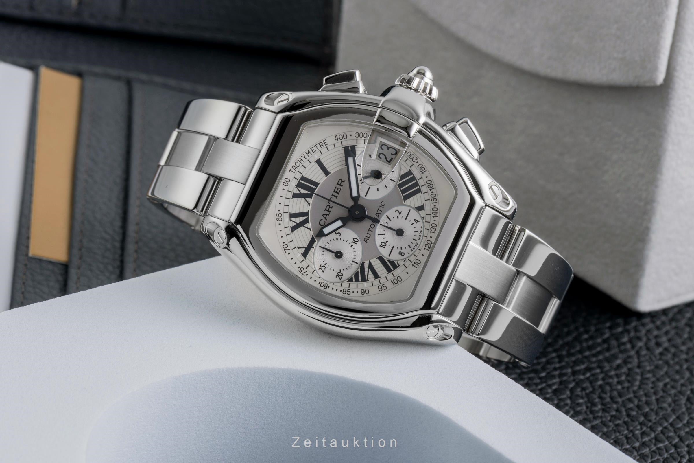 Cartier Roadster chronograph steel automatic Kal. 8510 Ref