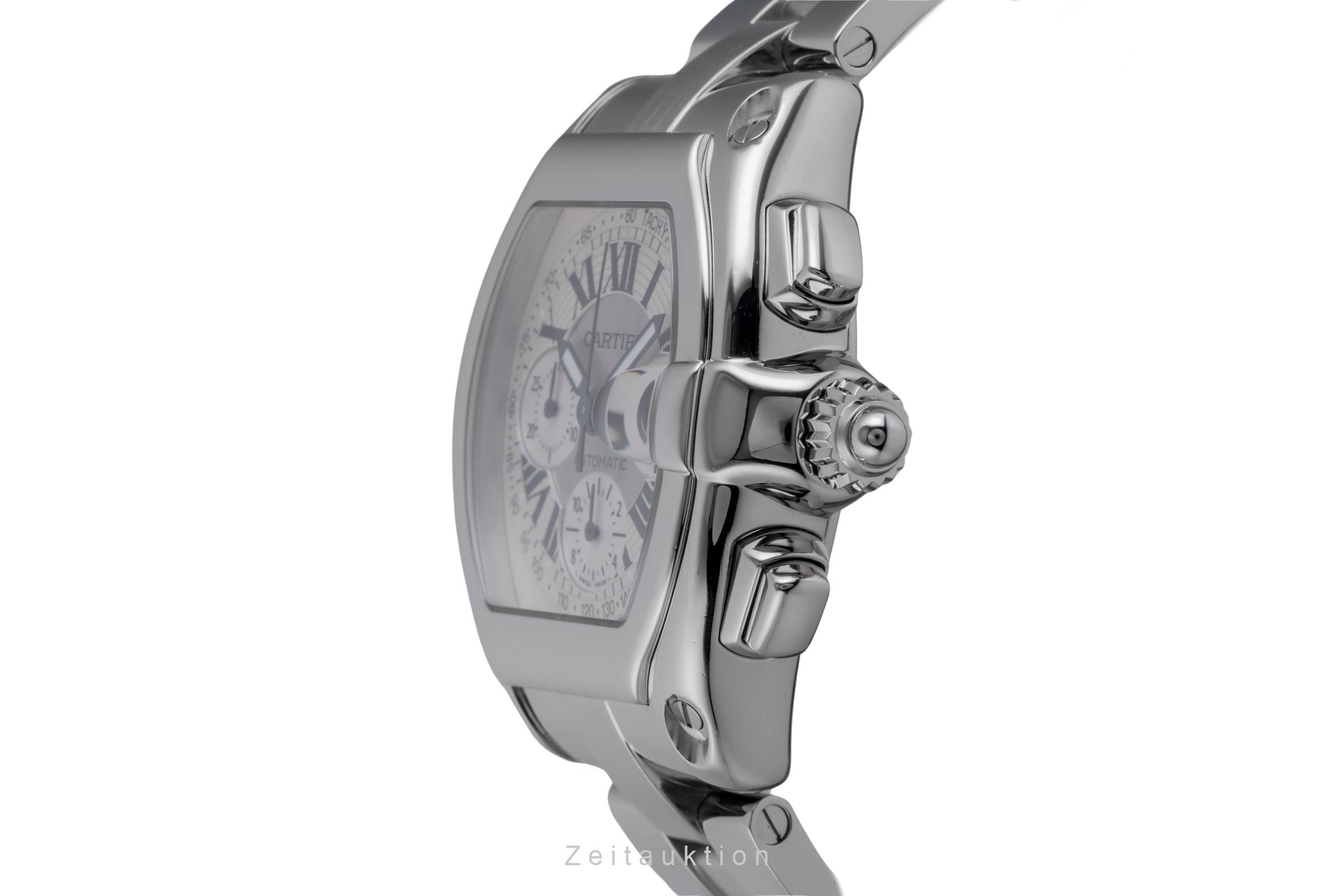 Cartier Roadster chronographe acier automatique montre pour hommes W62006X6 2618  [2507230]