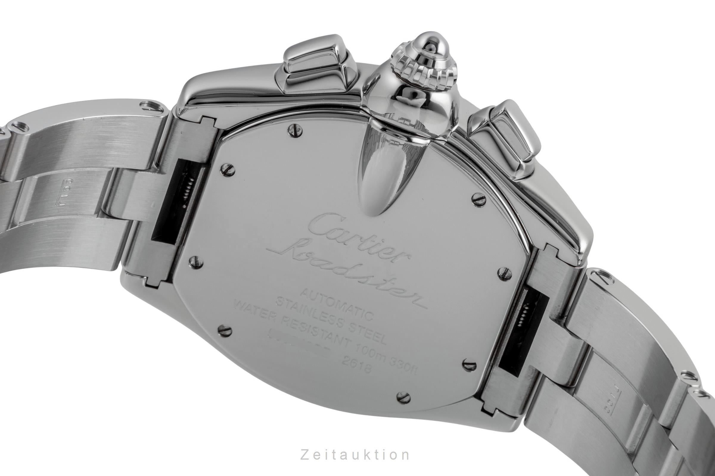 Cartier Roadster chronographe acier automatique montre pour hommes W62006X6 2618  [2507230]