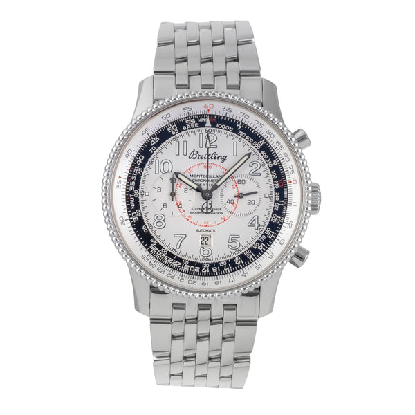 Breitling Montbrillant chronograph steel automatic men's watch A35330  [2507241]