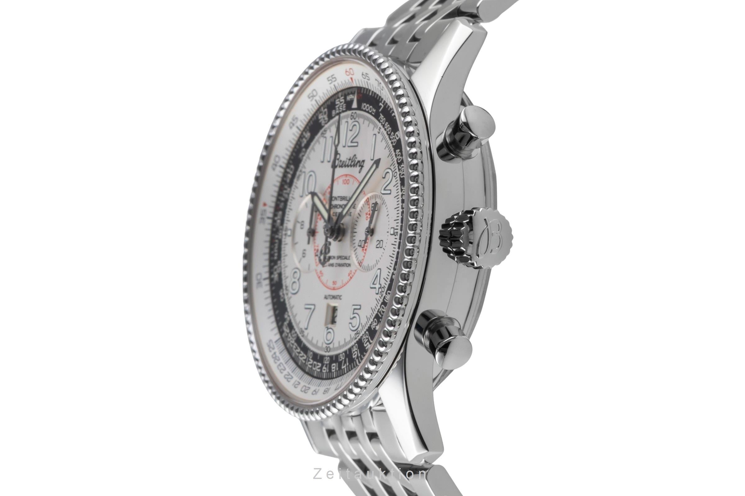Breitling Montbrillant chronograph steel automatic men's watch A35330  [2507241]