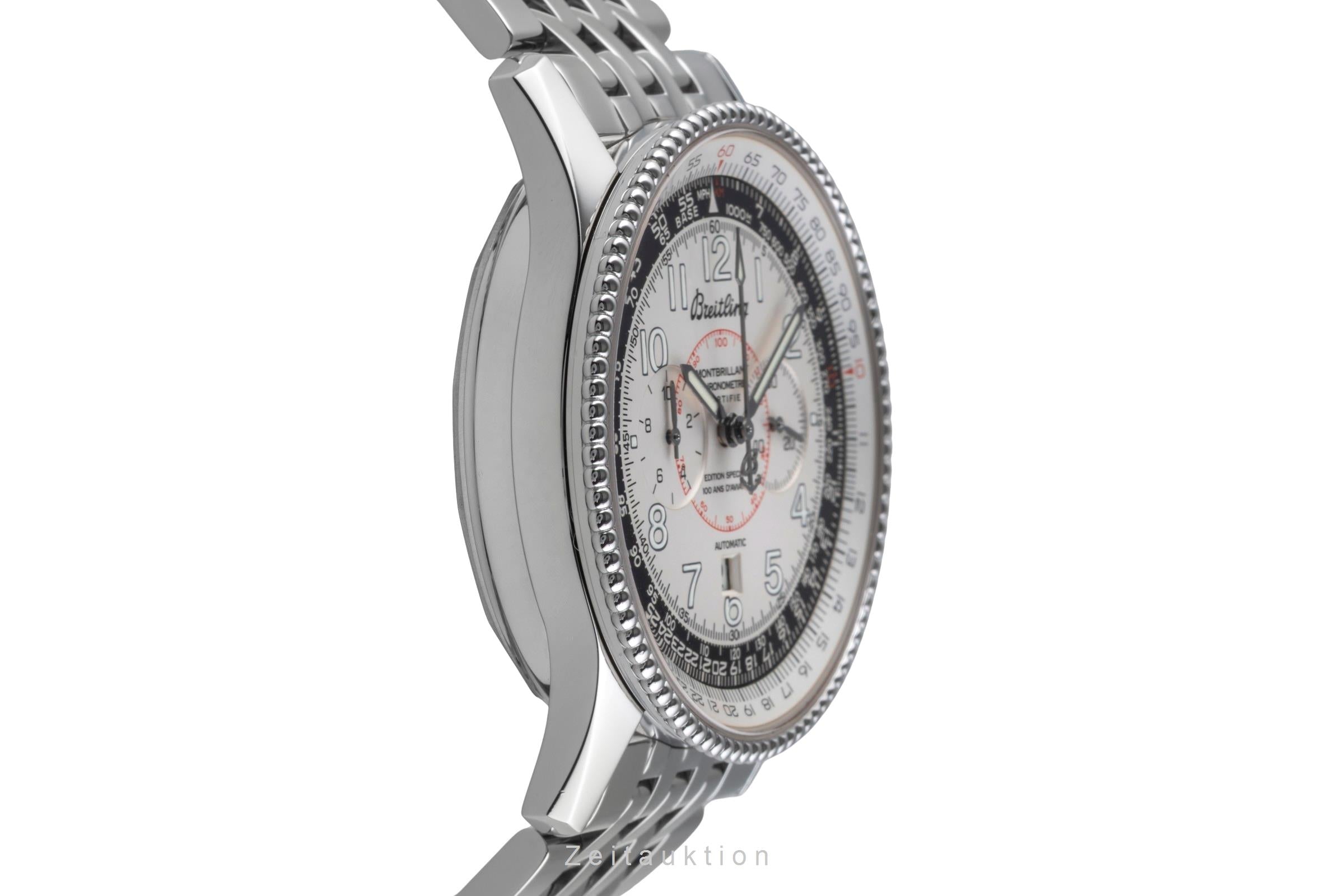 Breitling Montbrillant chronograph steel automatic men's watch A35330  [2507241]