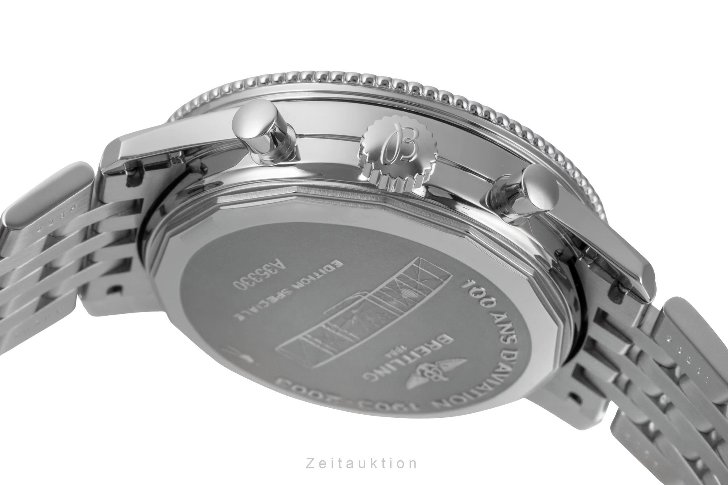 Breitling Montbrillant chronograph steel automatic men's watch A35330  [2507241]