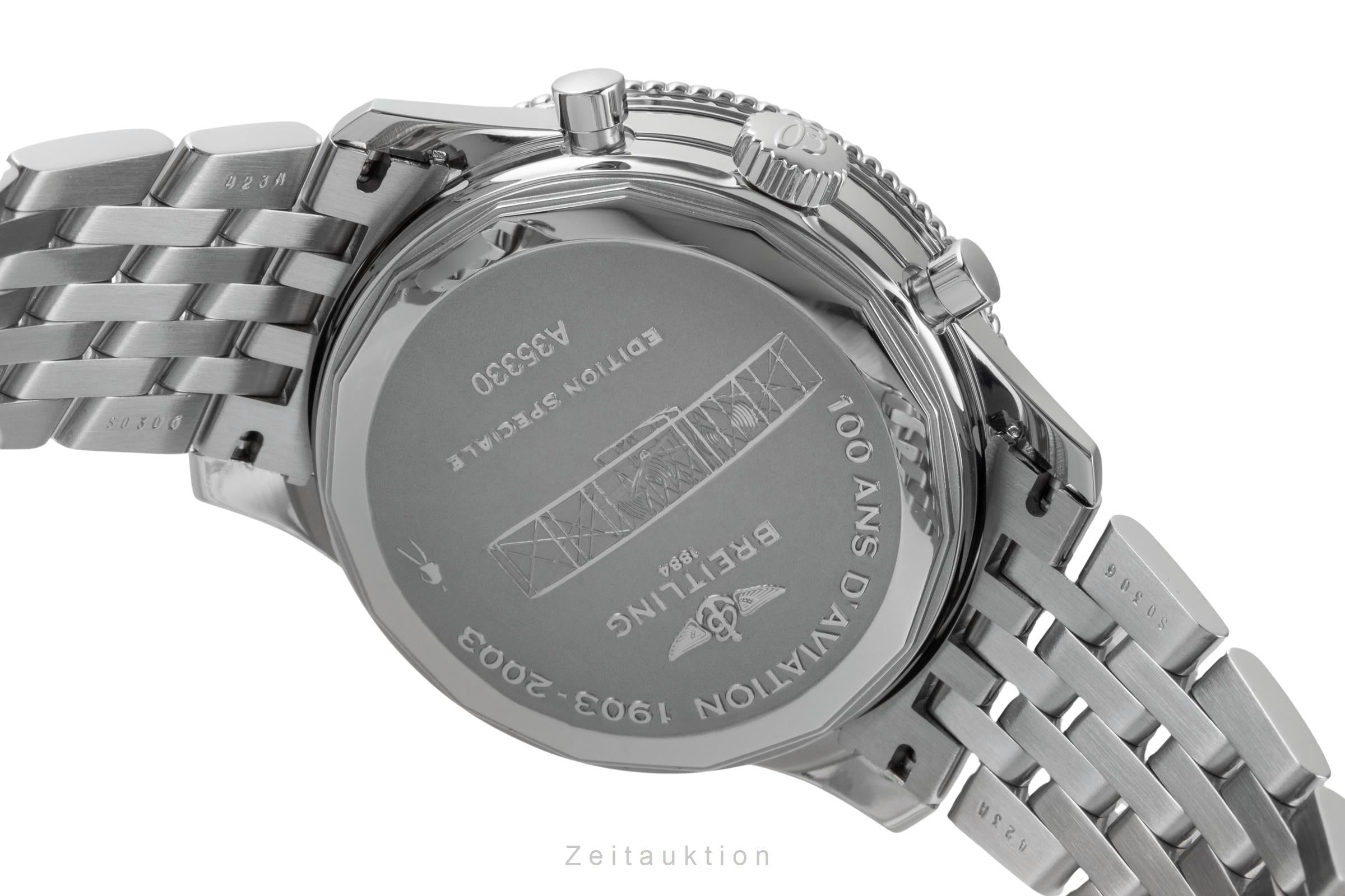 Breitling Montbrillant chronograph steel automatic men's watch A35330  [2507241]