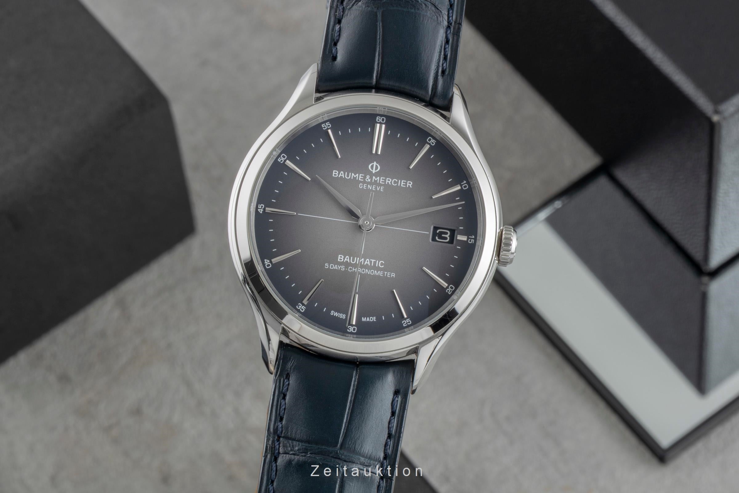 Baume & Mercier Clifton Automatik Stahl Ref. M0A10550 65884 B&P 2021 [2507243]