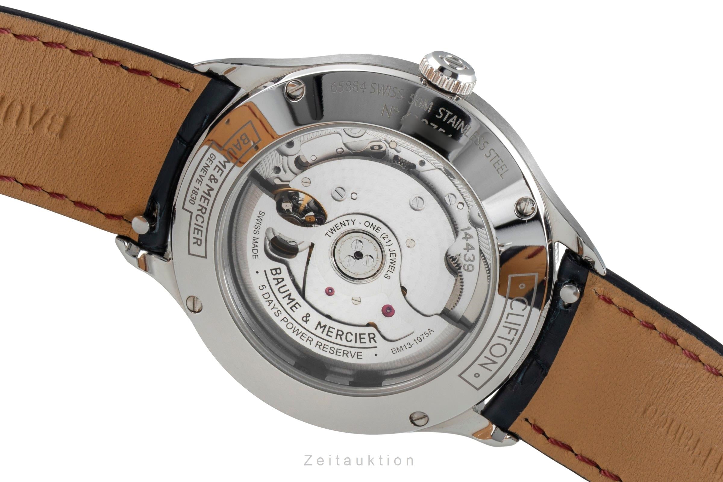 Baume & Mercier Clifton Automatik Stahl Ref. M0A10550 65884 B&P 2021 [2507243]