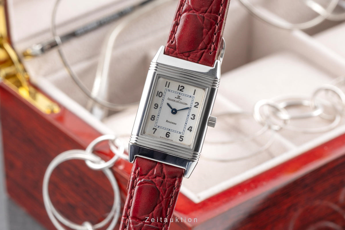 Jaeger LeCoultre Reverso acciaio quarzo orologio da donna Q2618420 , 260.8.08  [2507244]