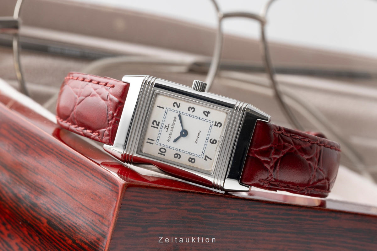 Jaeger LeCoultre Reverso acciaio quarzo orologio da donna Q2618420 , 260.8.08  [2507244]