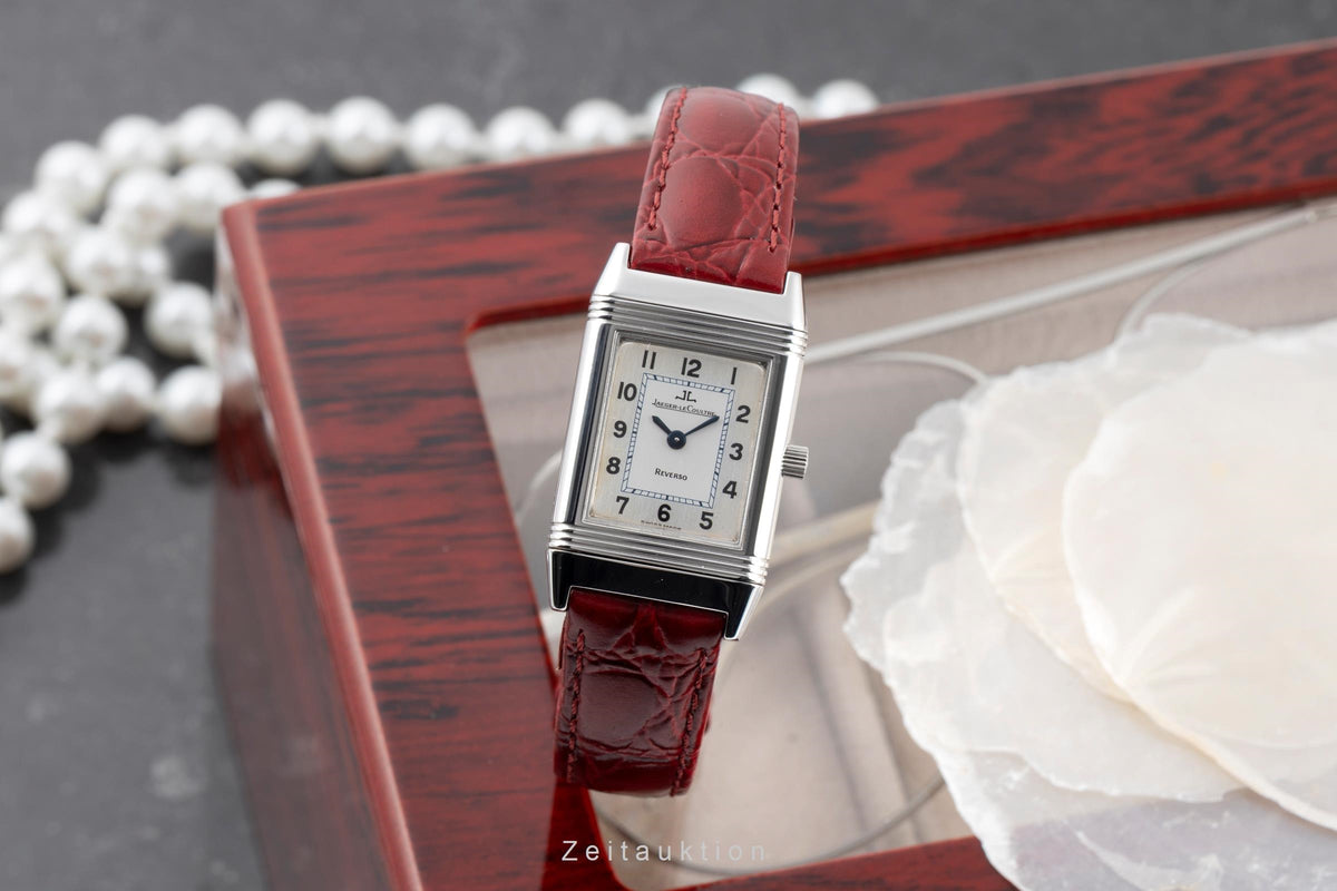 Jaeger LeCoultre Reverso acciaio quarzo orologio da donna Q2618420 , 260.8.08  [2507244]